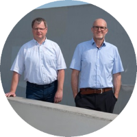Klaus Fiessinger (r.) und Jörg Dumke 