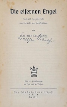 Walther Kiaulehn: Die eisernen Engel